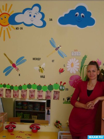 Украшение кабинета логопеда