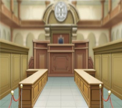 Ace attorney зал суда пустой