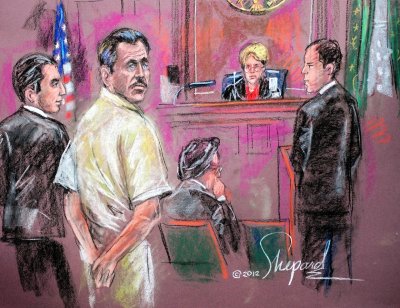 Американский суд в рисунках