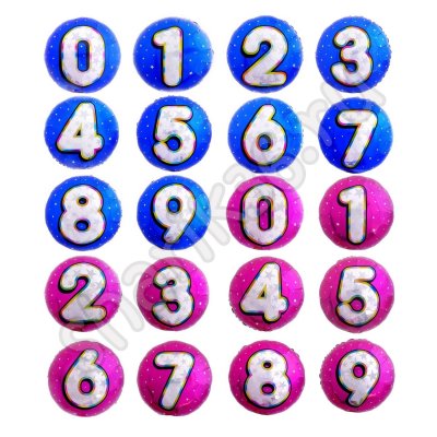 Цветные цифры