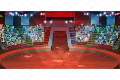 Арена цирка вектор