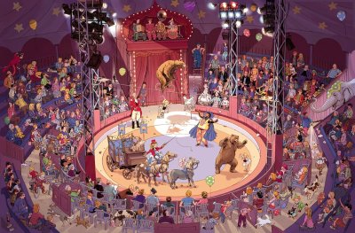 Виммельбух цирк