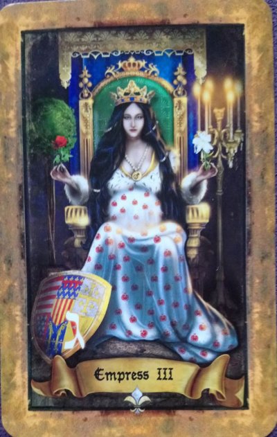 Карта Императрица Таро иллюминатов