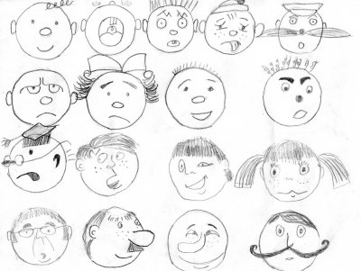 Эмоции карандашом