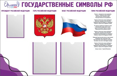 Стенд государственная символика