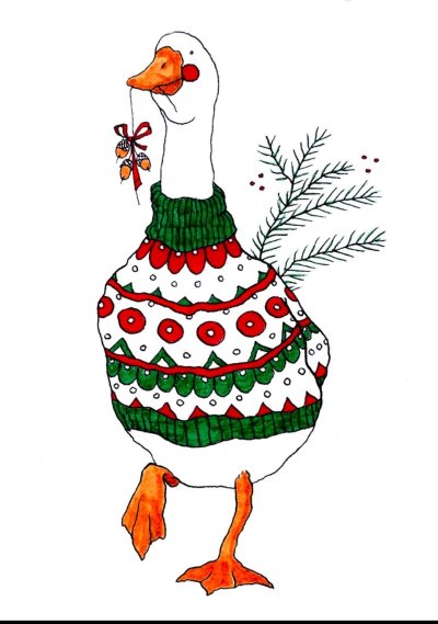 Новогодний Гусь