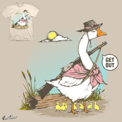 Смешная утка