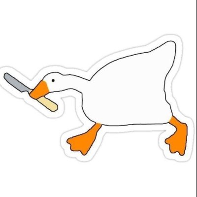 Стикеры с гусём