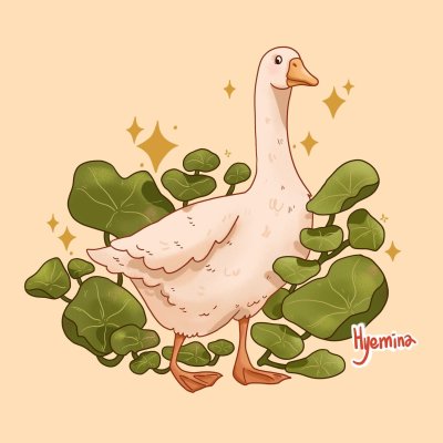 Гусь милые арты