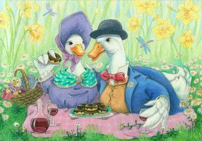 Гусь и гусыня