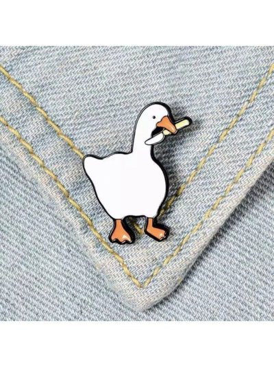 Брошка Гусь