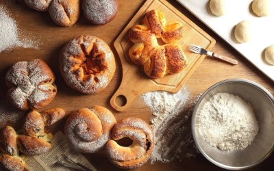 Выпечка булочки