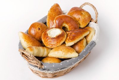 Корзинка с пирожками