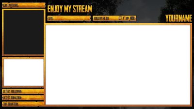 Рамка для стрима ПАБГ