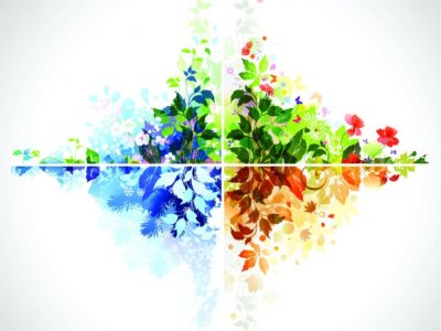 Времена года абстракция