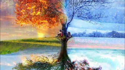 Четыре времени года живопись