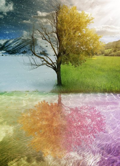 Пейзаж 4 времени года