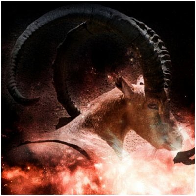 Дагдарион демон козерога