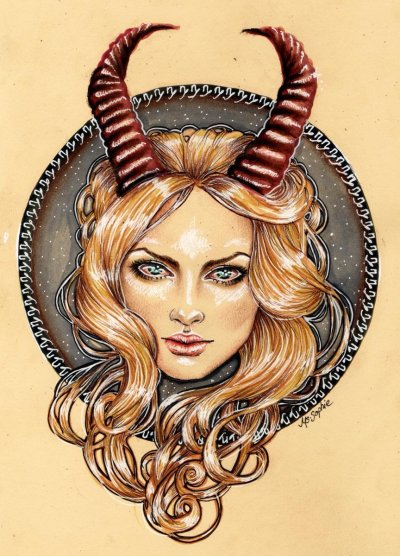 Девушка Овен