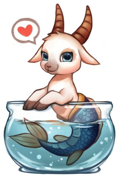 Козерог мультяшный