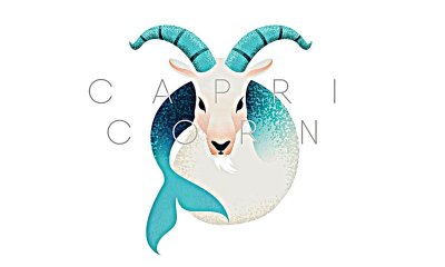 Козерог рисунок