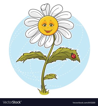 Ромашка картинка для детей