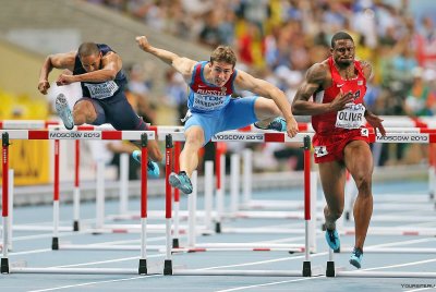 Барьерный бег в легкой атлетике