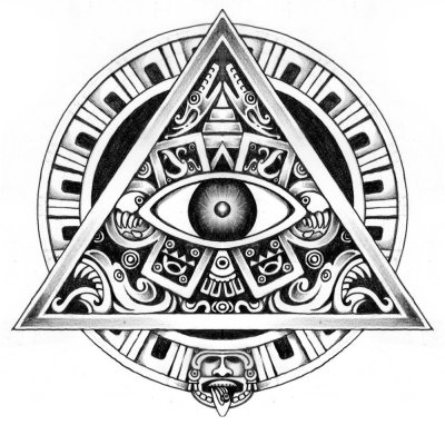 Символ глаза Бога ацтеков