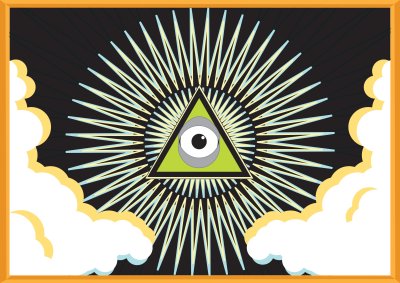 Масонский знак Всевидящее око