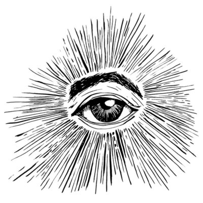 Масонский глаз эскиз