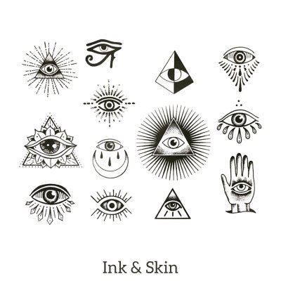 Глаз тату эскиз