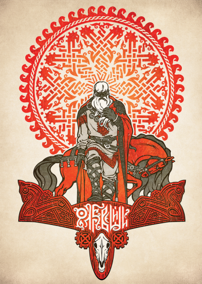 Художник-славянист Максим Кулешов боги.