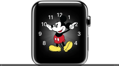 Микки Маус на часы эпл вотч