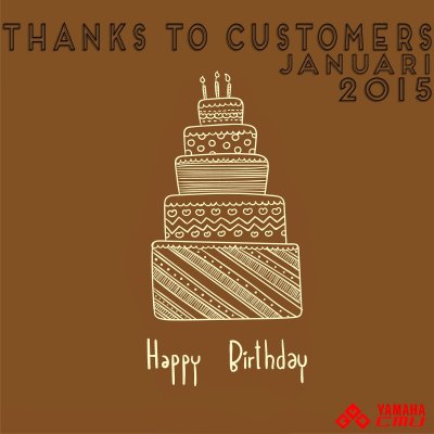 Открытка с днём рождения Минимализм