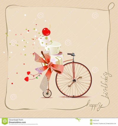 Стильные открытки с днем рождения