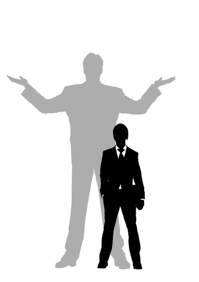 Силуэт человека тень