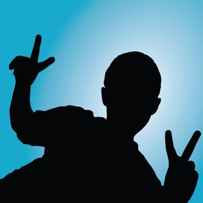 Силуэт человека