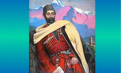 Портрет Коста Хетагурова рисунок