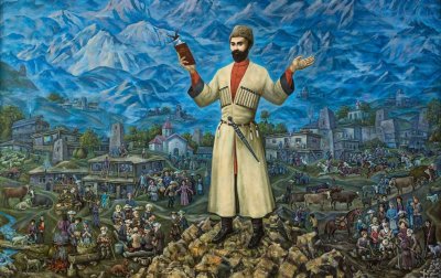 Осетинский художник Махарбек Туганов