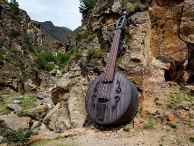 Хъисын фандыр арт объект в Осетии