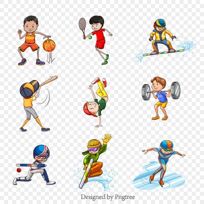 Векторные спортивные рисунки