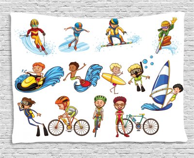 Иллюстрации разных видов спорта для дошкольников