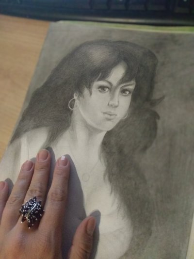 Цыганка приносящая удачу портрет