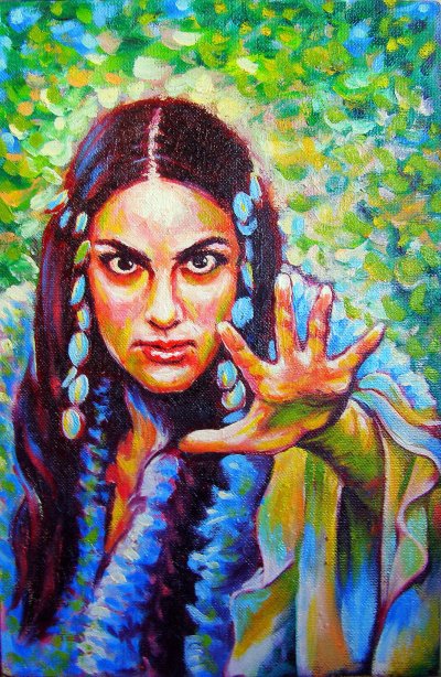 Цыганка картина