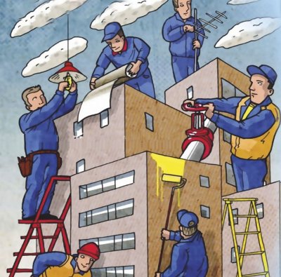 Управляющая компания иллюстрация