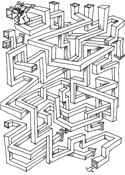 Лабиринт игра сложный