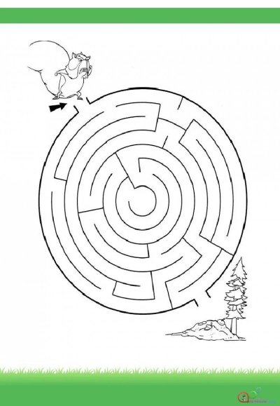 Схема Лабиринта для детей