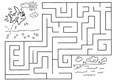 Игра Лабиринт для детей 4-5 лет