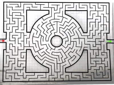 Головоломка Лабиринт сложный