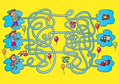 Игра Лабиринт для детей 4-5 лет